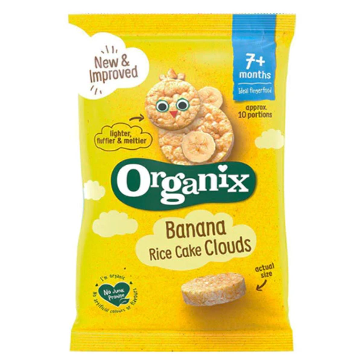 Organix Finger Foods 40g - Banana Rice Cakes Clouds