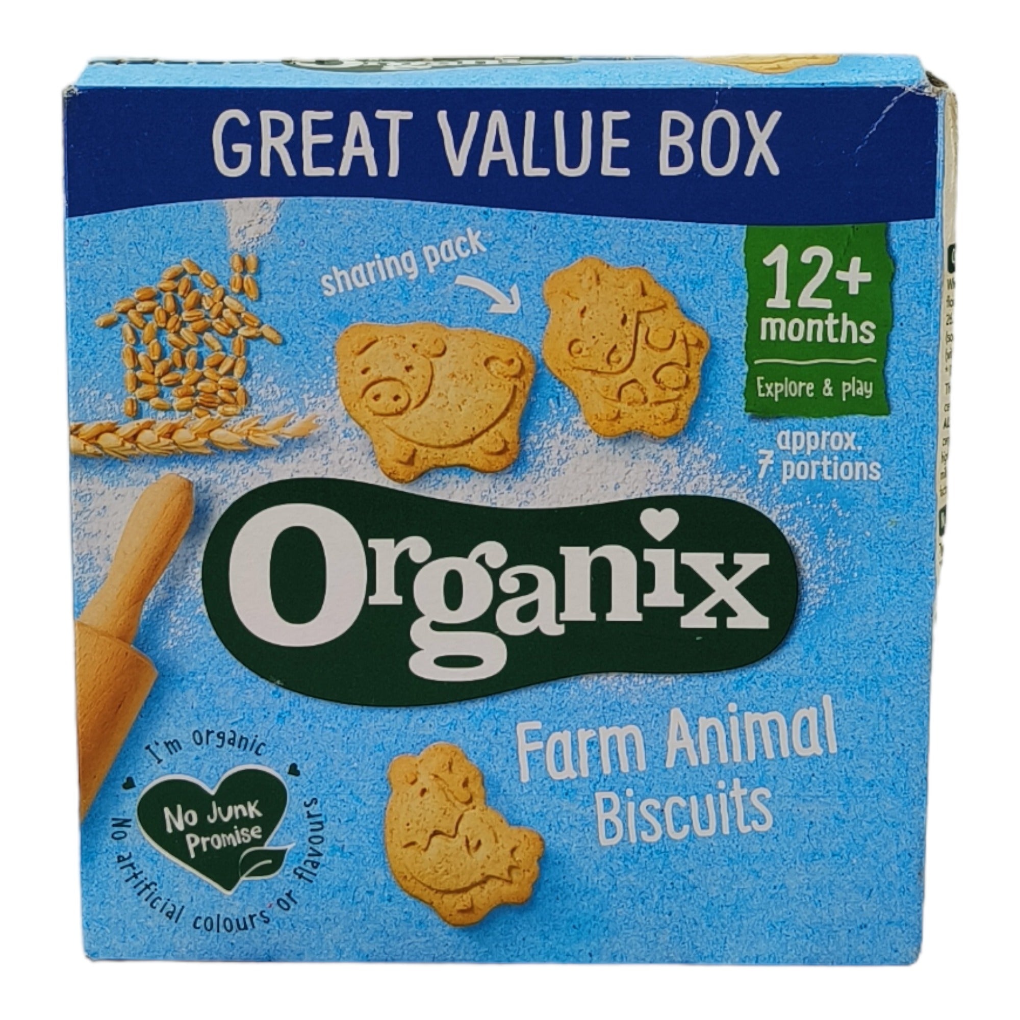 Organix Farm Animal Biscuits - 125g