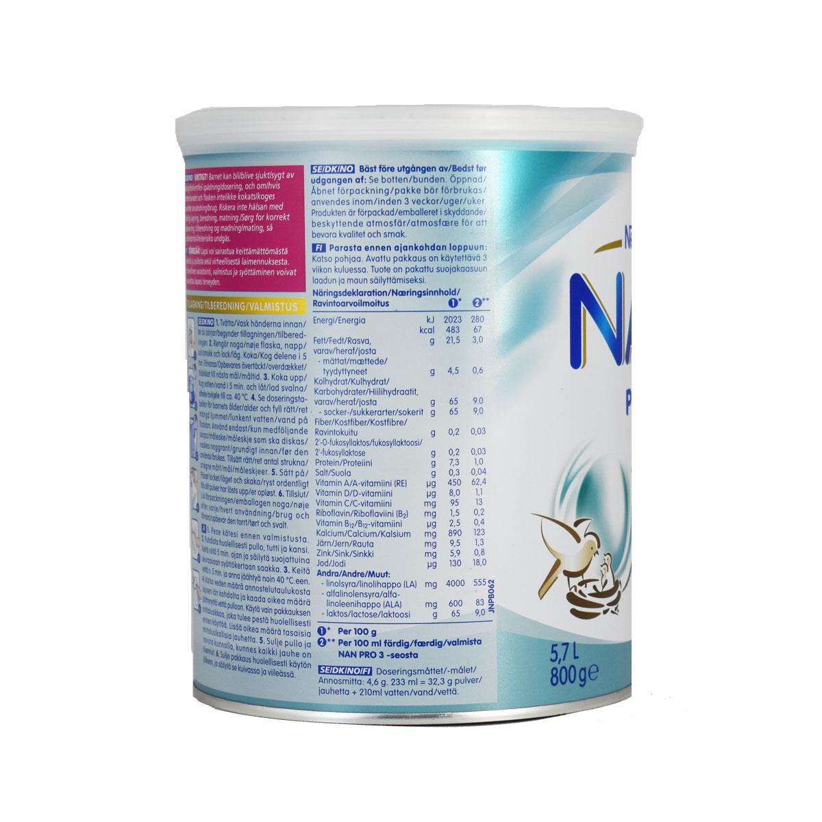Nestle NAN Pro 3 - 800g (Imported)