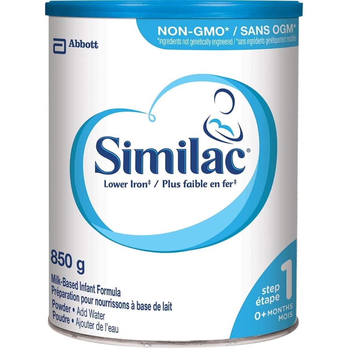 Similac Milk Based Infant Formula, Step 1, (0m+) - 850g (USA)