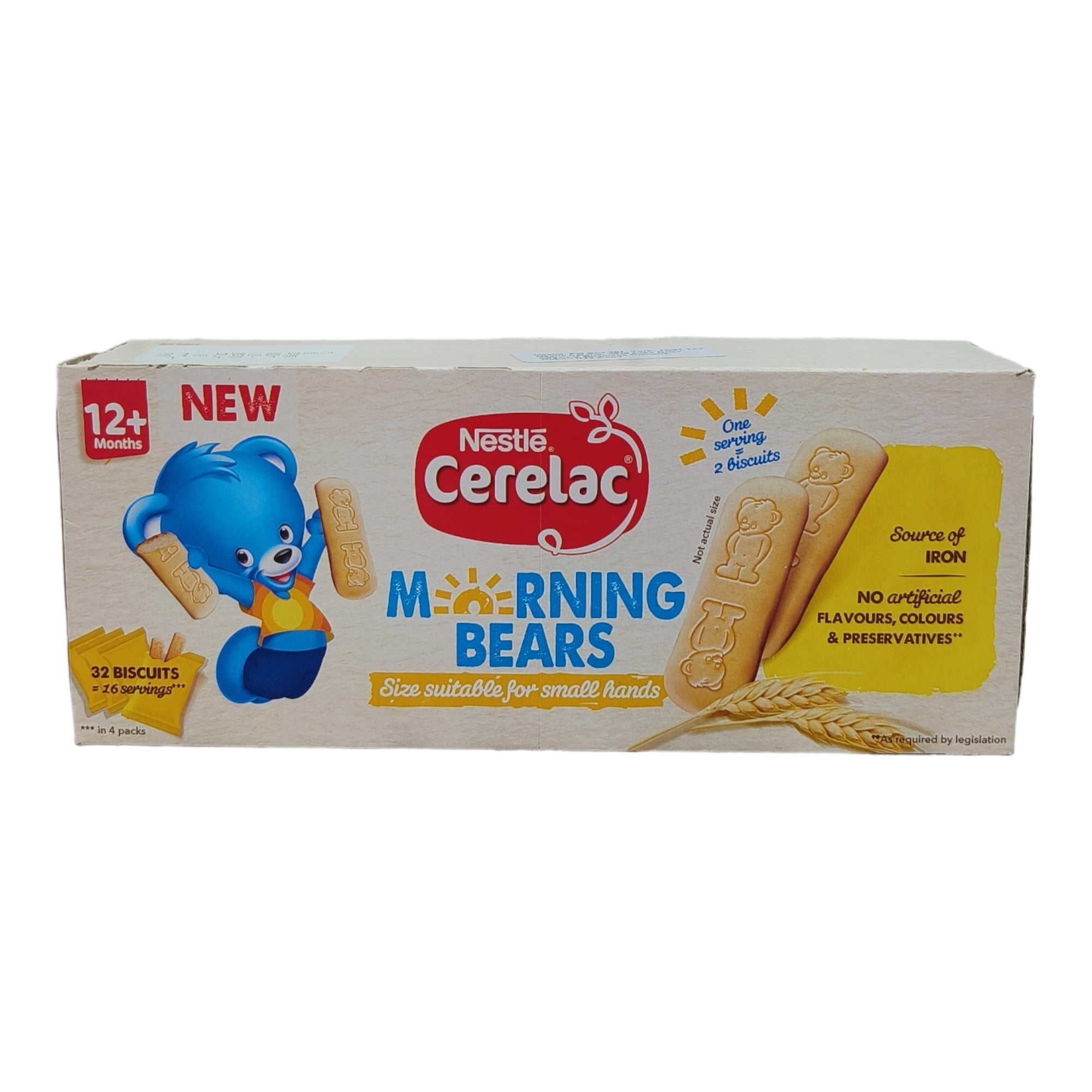 Nestle Cerelac Morning Bears, 36 Biscuits (12m+) - 180g