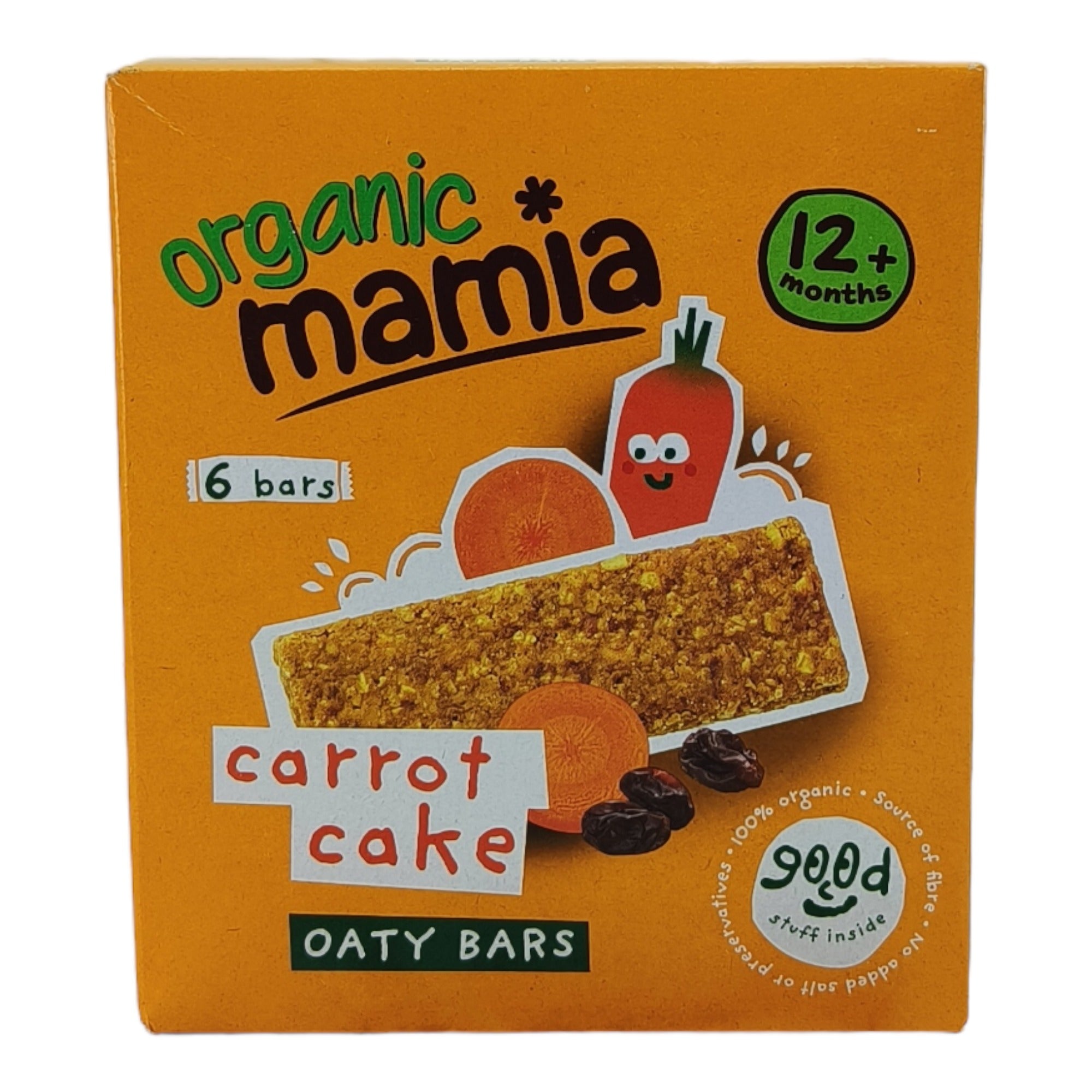 Organic Mamia Carrot Cake Bars (12m+) - 150g