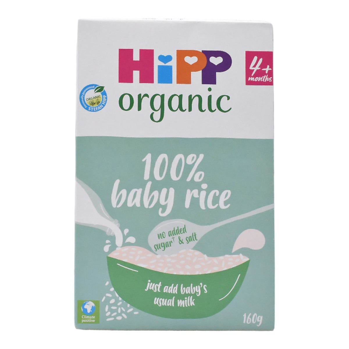 Hipp Organic Baby Rice, Ideal for Weaning - 160g