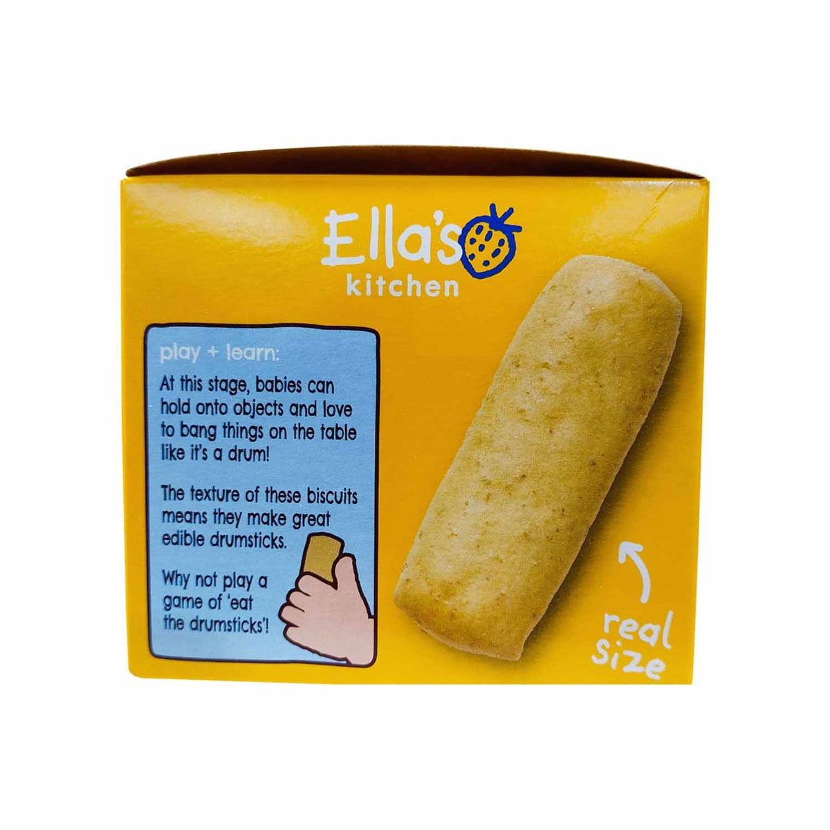 Ellas Kitchen Vanilla + Banana Baby Biscuits - 108g