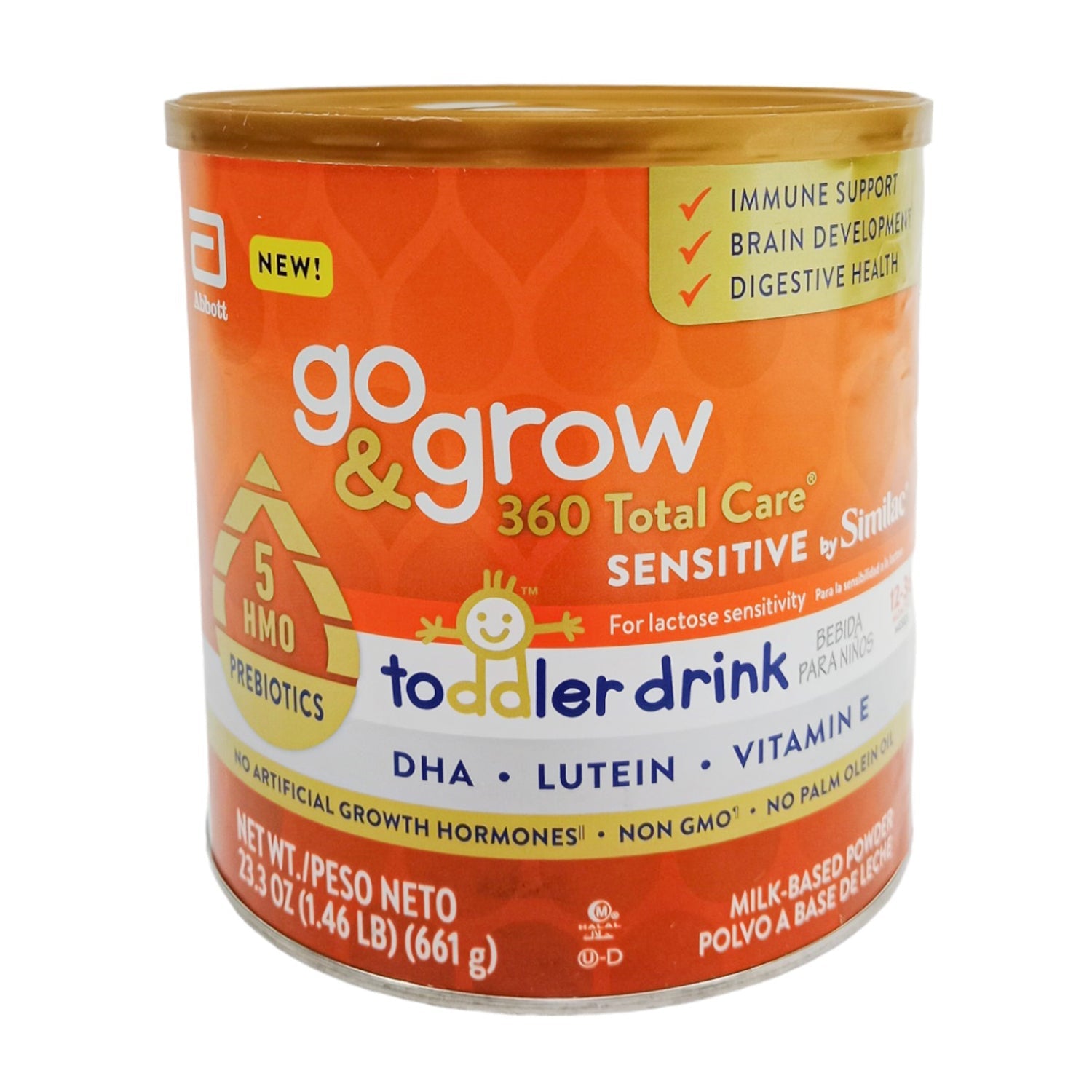 Similac Go & Grow 360 Total Care Sensitive Todller Drink (12-36m) - 661g (23.30oz)