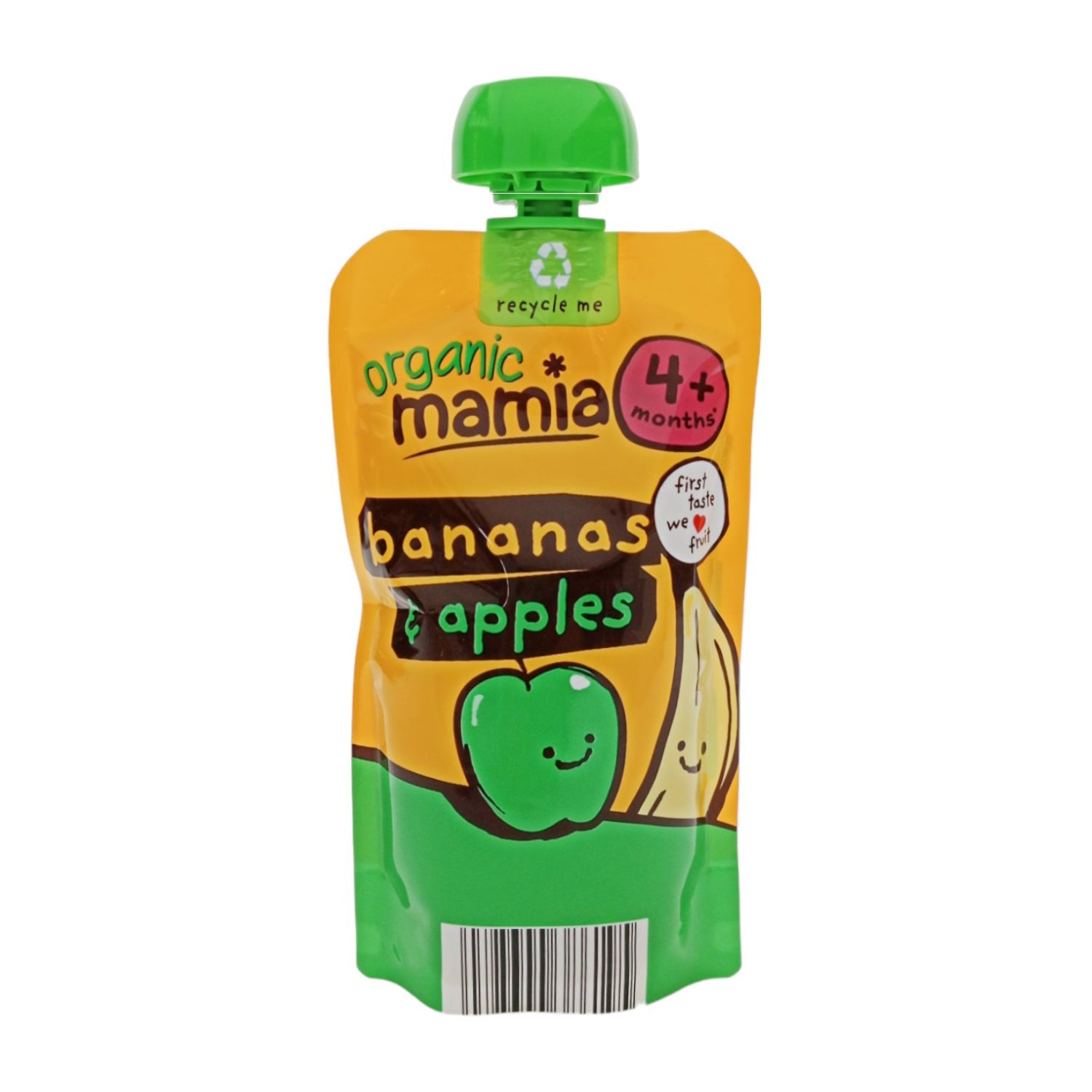 Organic Mamia Bananas & Apples (4m+)